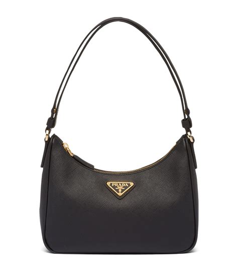 prada summer bags farfetch|Prada leather shoulder bag price.